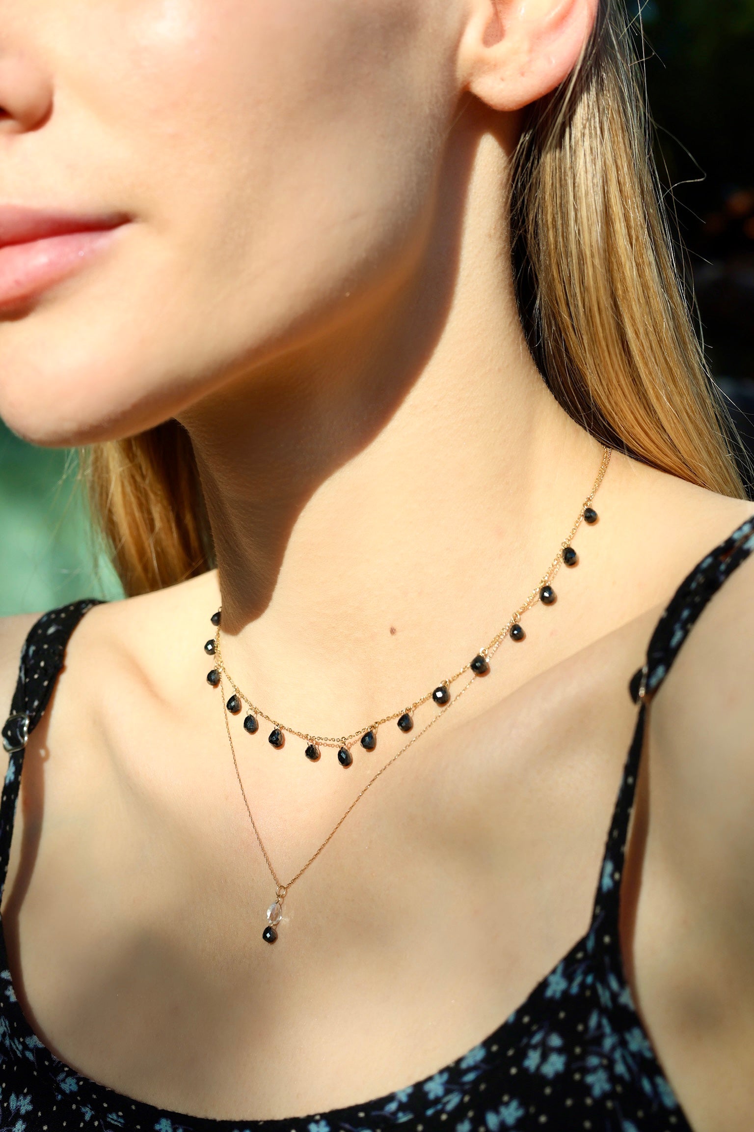 Noir D'Or Black Natural Diamond Choker