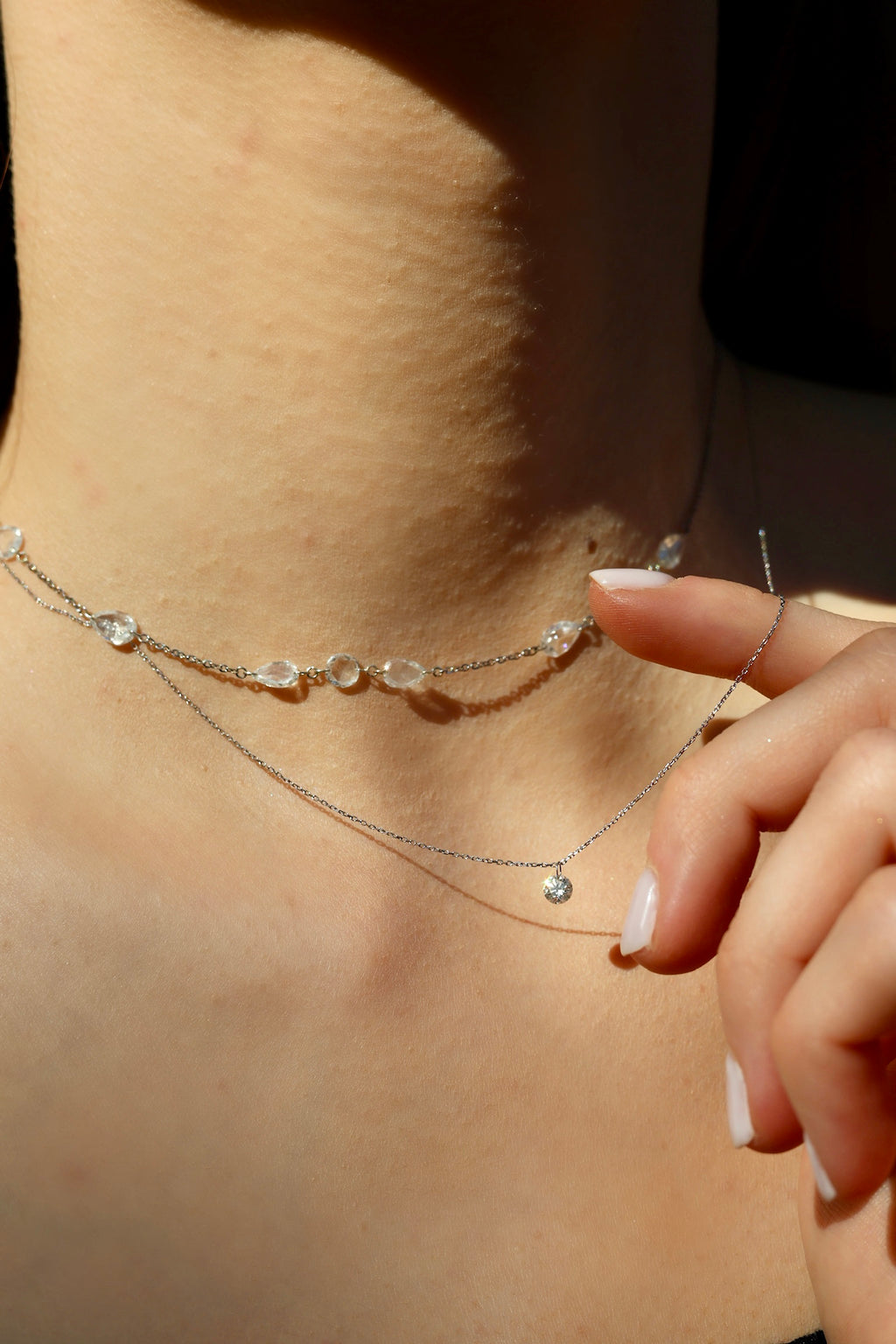 Mira Solo Natural Diamond Necklace