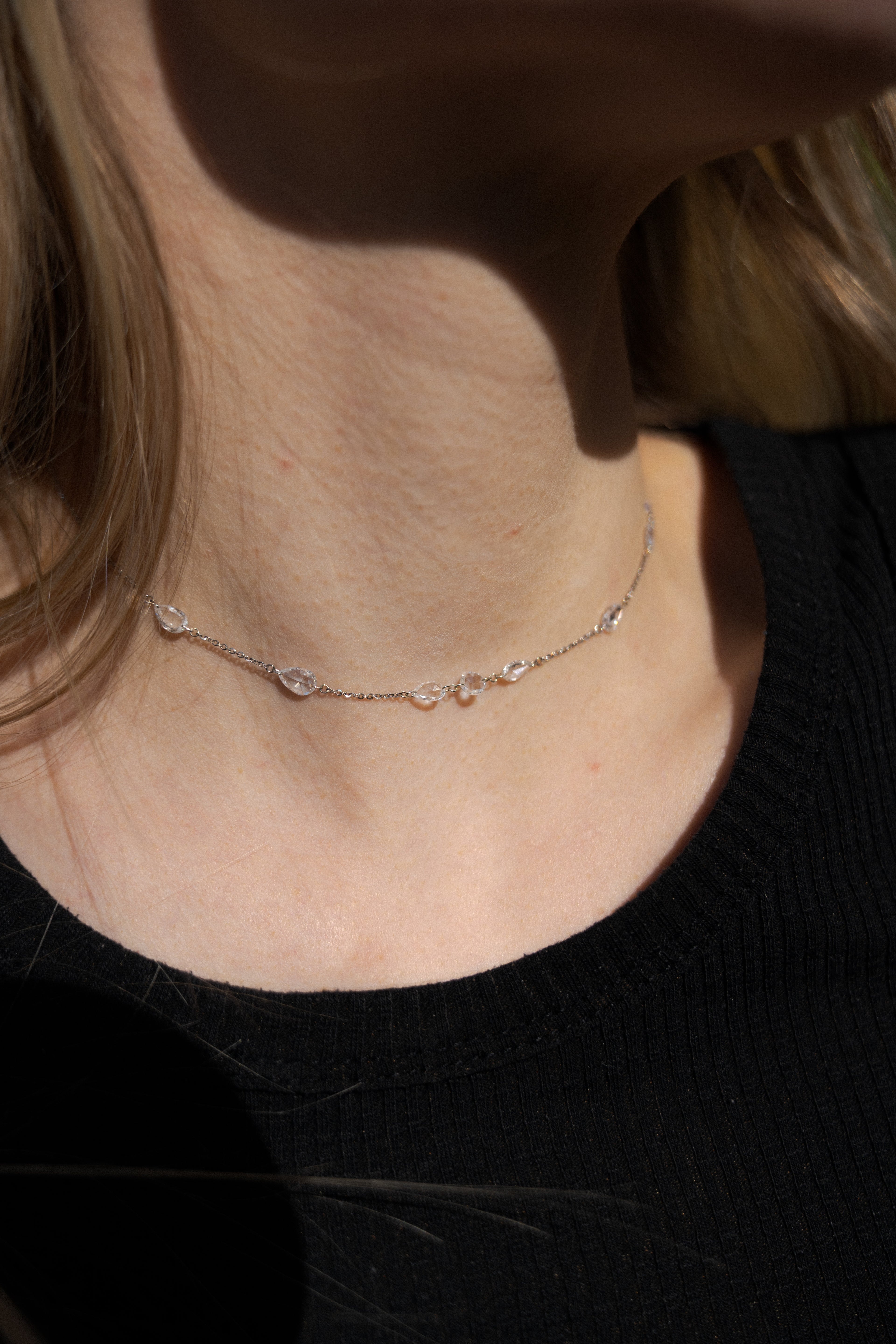 Eclat Natural Diamond Adjustable Choker