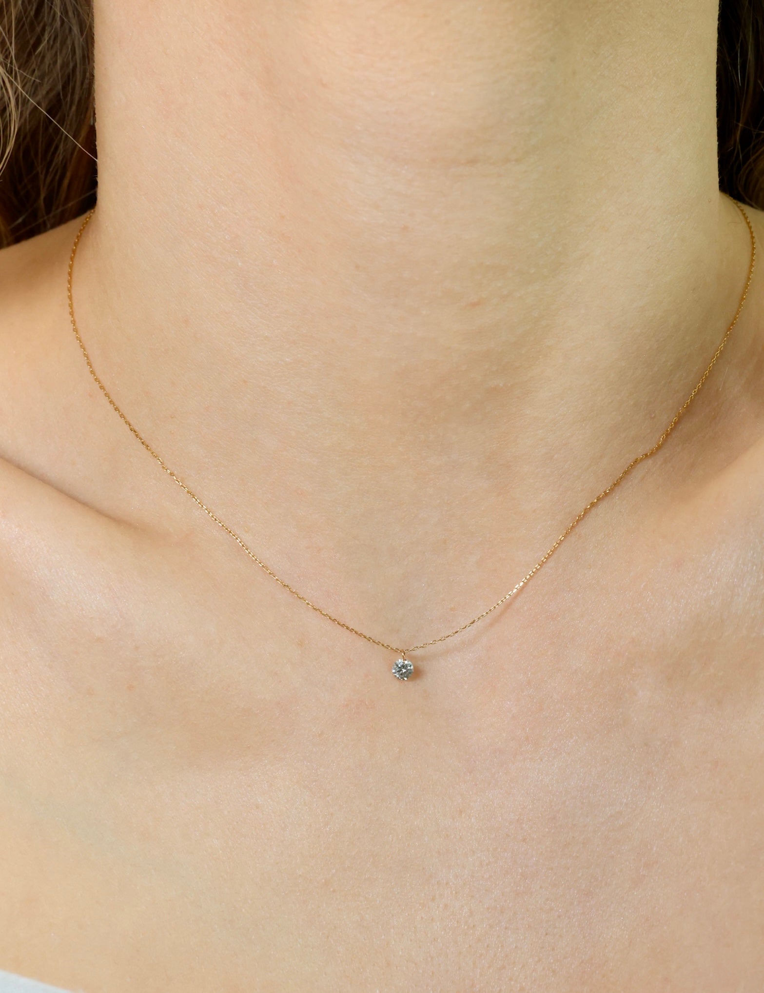 Mira Solo Natural Diamond Necklace