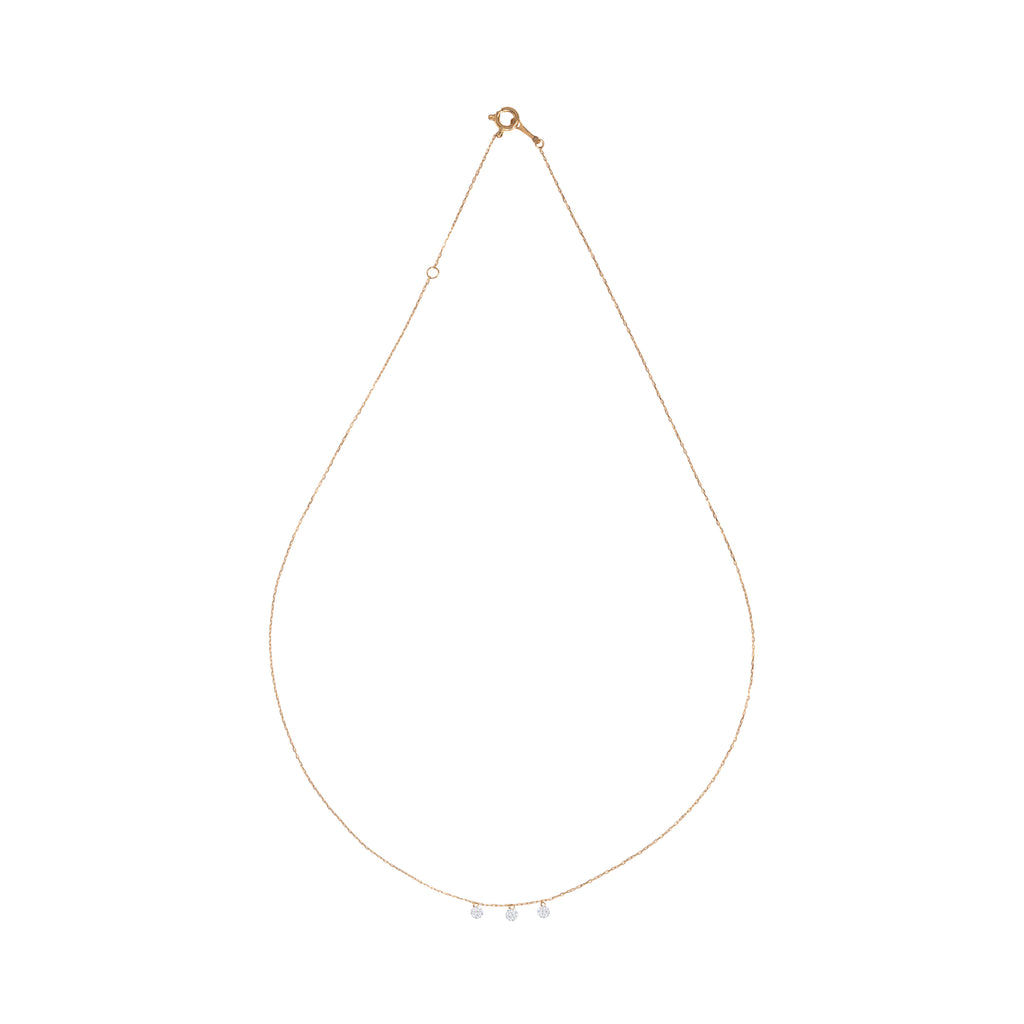 Mira Trio Natural Diamond Necklace