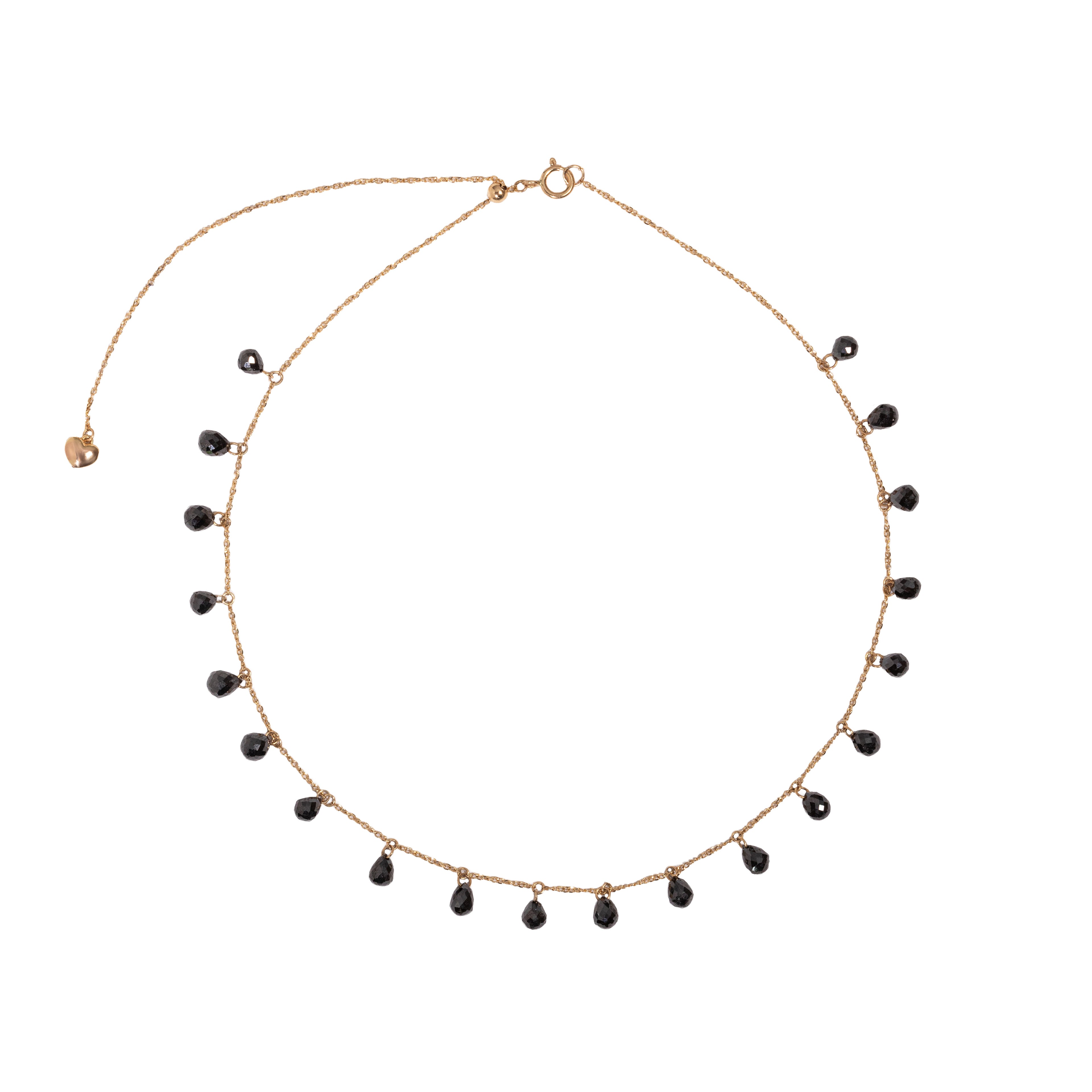 Noir D'Or Black Natural Diamond Choker