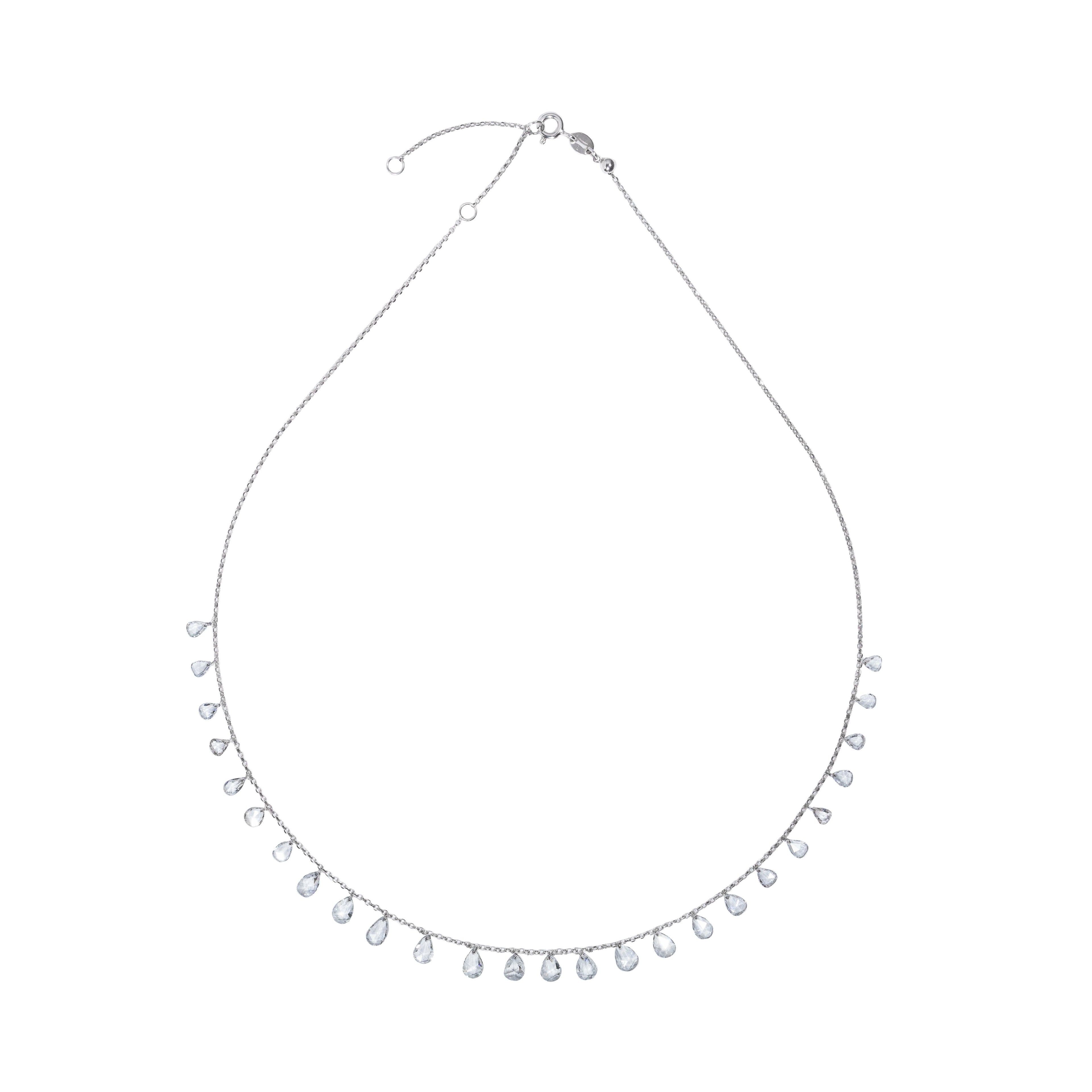 Rain Natural Diamond Adjustable Choker