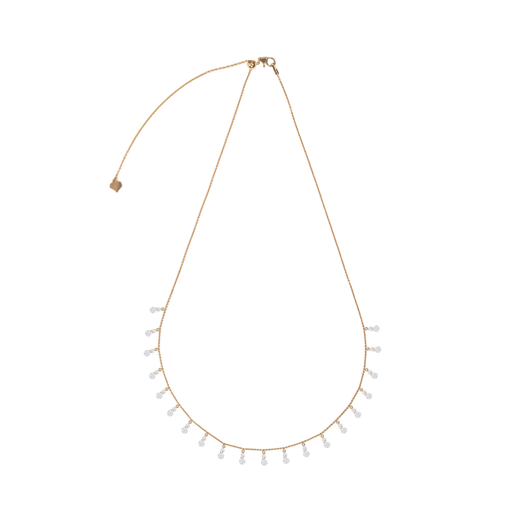 Soleil Natural Diamond Adjustable Choker