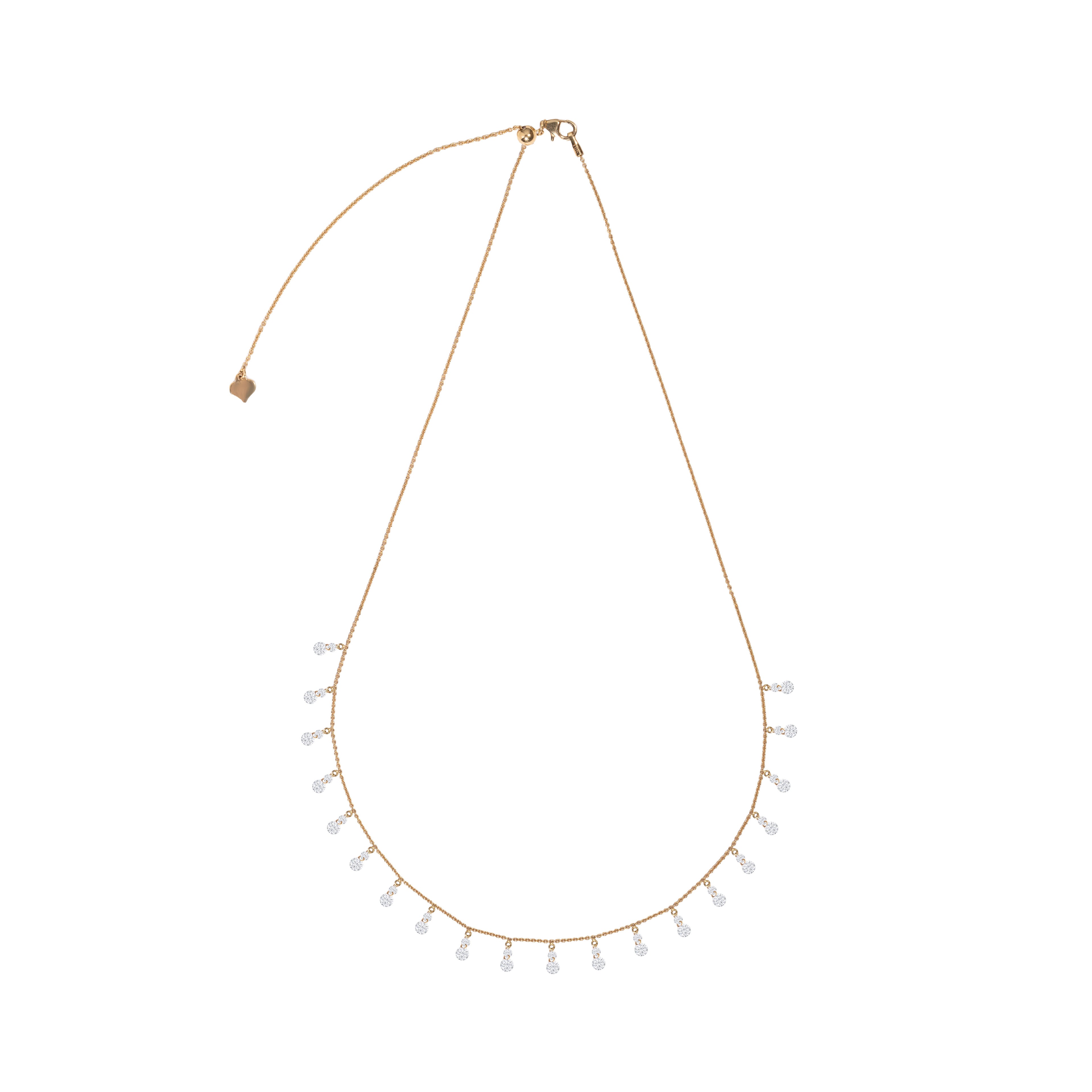 Soleil Natural Diamond Adjustable Choker