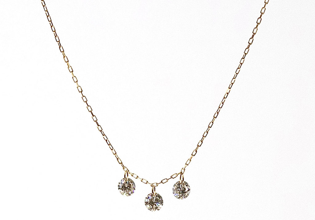 Mira Trio Natural Diamond Necklace